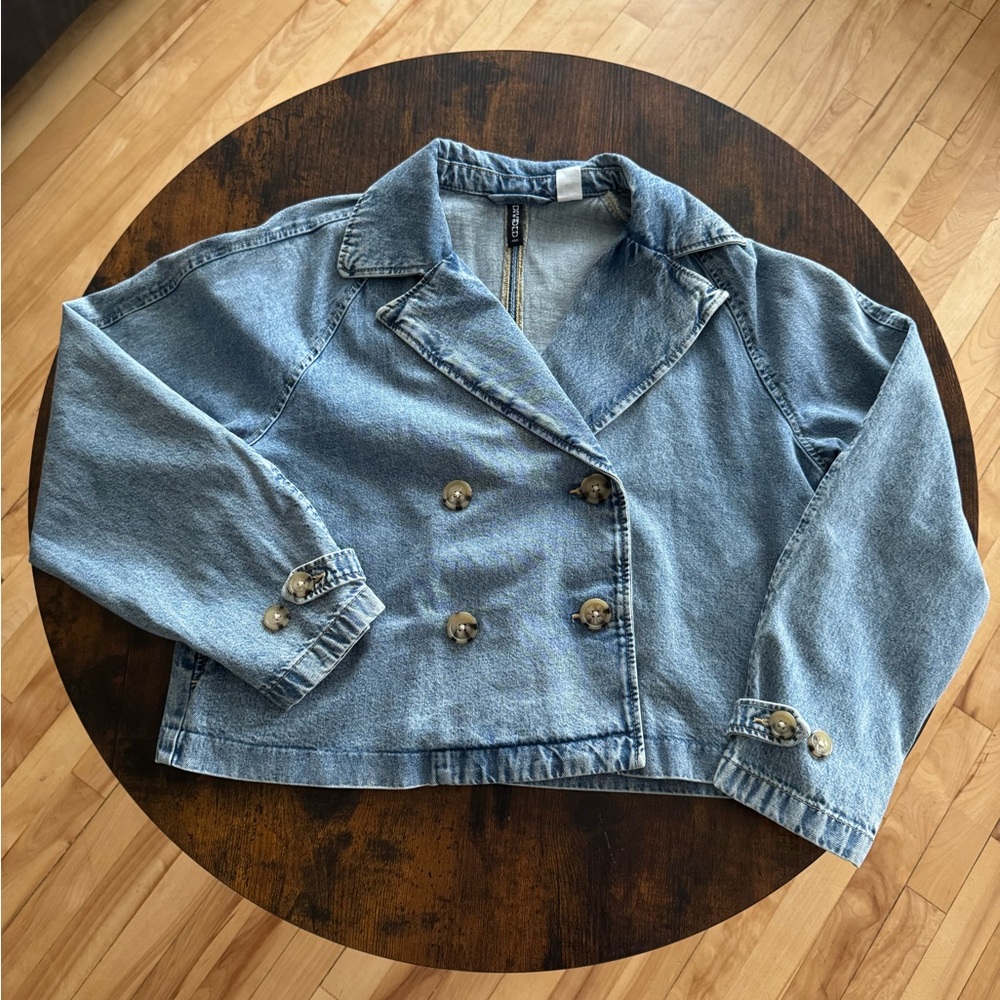 H&M Blue Jean Jacket Classic Oversized Fit